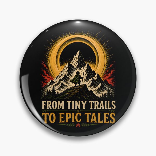 Item preview, From Tiny Trails To Epic Tales Mountain Ring Journey Art designed and sold by Fenay Designs.