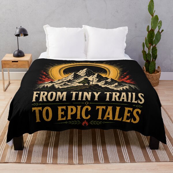 Item preview, From Tiny Trails To Epic Tales Mountain Ring Journey Art designed and sold by Fenay Designs.