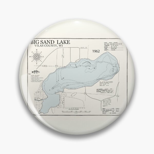 Item preview, Big Sand Lake -Vilas County WI  designed and sold by Jean Plout.
