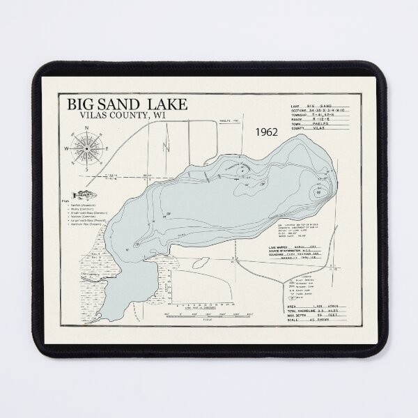 Item preview, Big Sand Lake -Vilas County WI designed and sold by Jean Plout.