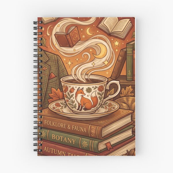 Item preview, Cozy Academia Autumn Books and Magical Coffee designed and sold by pohapoha181.