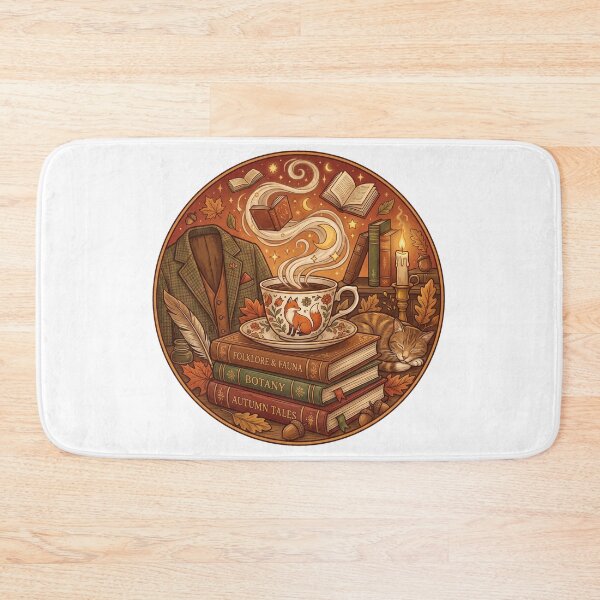Item preview, Cozy Academia Autumn Books and Magical Coffee designed and sold by pohapoha181.