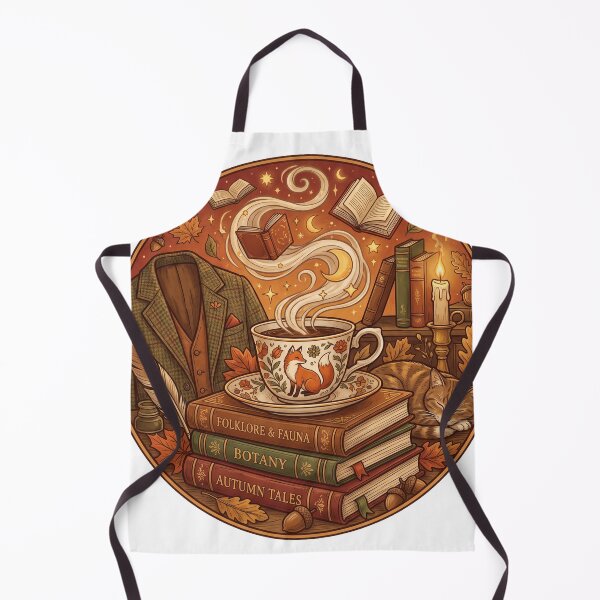Item preview, Cozy Academia Autumn Books and Magical Coffee designed and sold by pohapoha181.