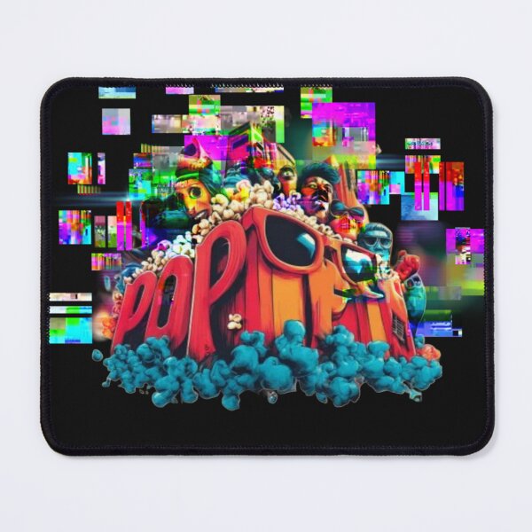 Item preview, Retro Pop Culture Glitch Art Colorful 3D Typography designed and sold by Dream Weave Studio.