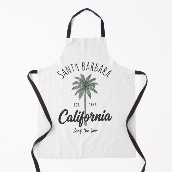 Item preview, Santa Barbara California Vintage Surf Palm Tree designed and sold by Emerald Deep.