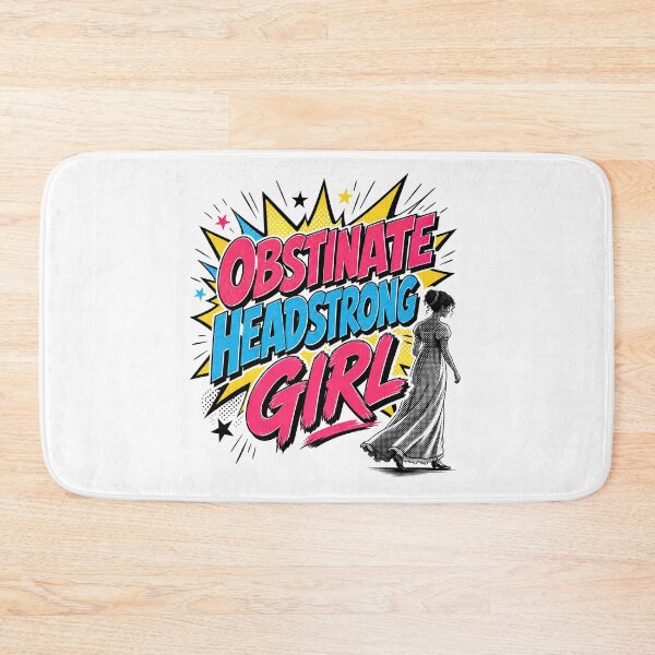 Item preview, Obstinate Headstrong Girl Pride and Prejudice Pop Art designed and sold by Fenay Designs.