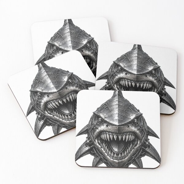 Item preview, Steel Shark V3 – Industrial Metal Shark Head | Steel Beast Mechanical Predator designed and sold by SteelCoat Studio.