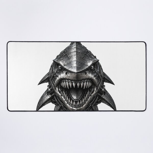 Item preview, Steel Shark V3 – Industrial Metal Shark Head | Steel Beast Mechanical Predator designed and sold by SteelCoat Studio.