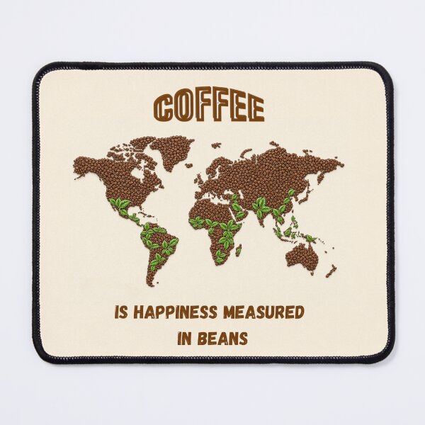 Item preview, Coffee is happiness measured in beans designed and sold by CreativeFuture5.