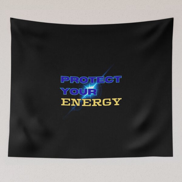 Item preview, Protect Your Energy - Aesthetic Y2K Cyber Retro Typography Design designed and sold by Frafri92.