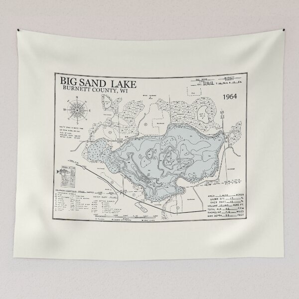 Item preview, Big Sand Lake -Burnett County WI  designed and sold by Jean Plout.