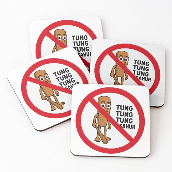 Item preview, No Tung Tung Sahur Funny Anti Meme Design designed and sold by MonkiFlipp.