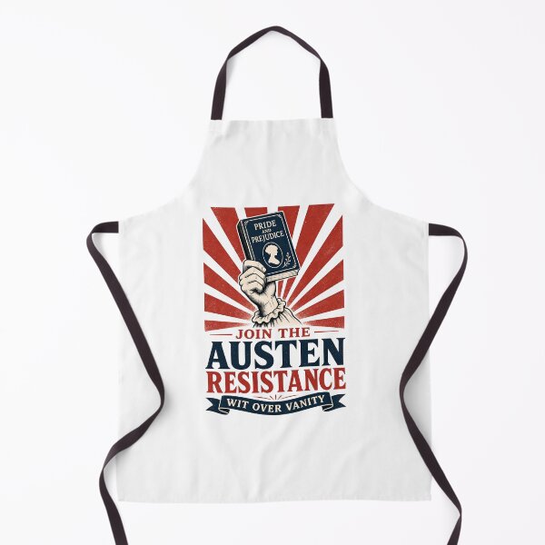 Item preview, Pride and Prejudice Join The Austen Resistance Vintage Art designed and sold by Fenay Designs.
