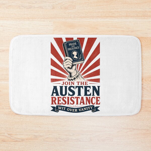 Item preview, Pride and Prejudice Join The Austen Resistance Vintage Art designed and sold by Fenay Designs.