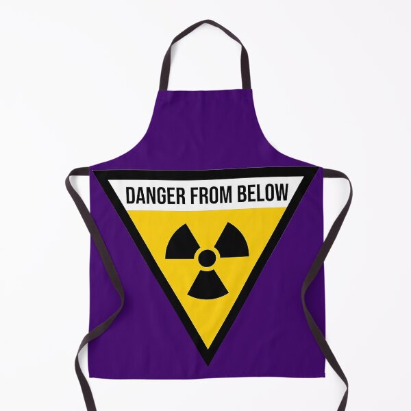 Item preview, Warning: Danger From Below - Radiation Symbol designed and sold by ToxicInkArt.