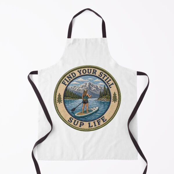 Item preview, SUP Life Merit Badge Embroidered Patch Style Paddle Board Sticker Outdoor Gear Gift designed and sold by sharifex.