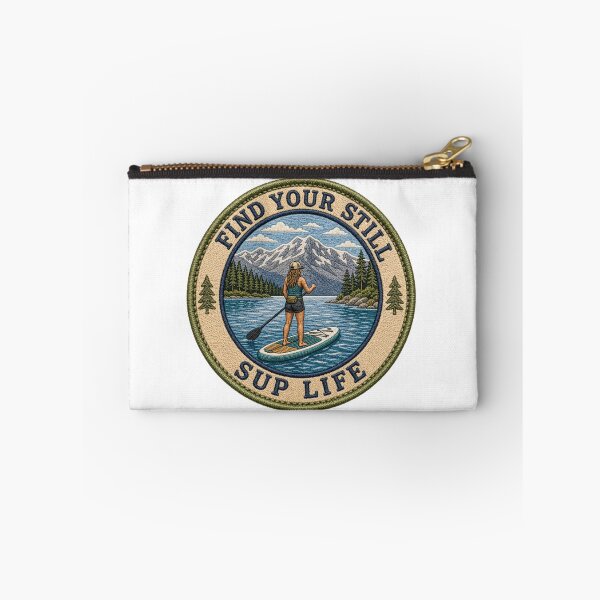 Item preview, SUP Life Merit Badge Embroidered Patch Style Paddle Board Sticker Outdoor Gear Gift designed and sold by sharifex.