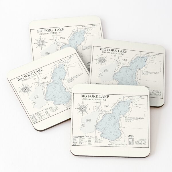 Item preview, Big Fork Lake - Oneida County WI  designed and sold by Jean Plout.