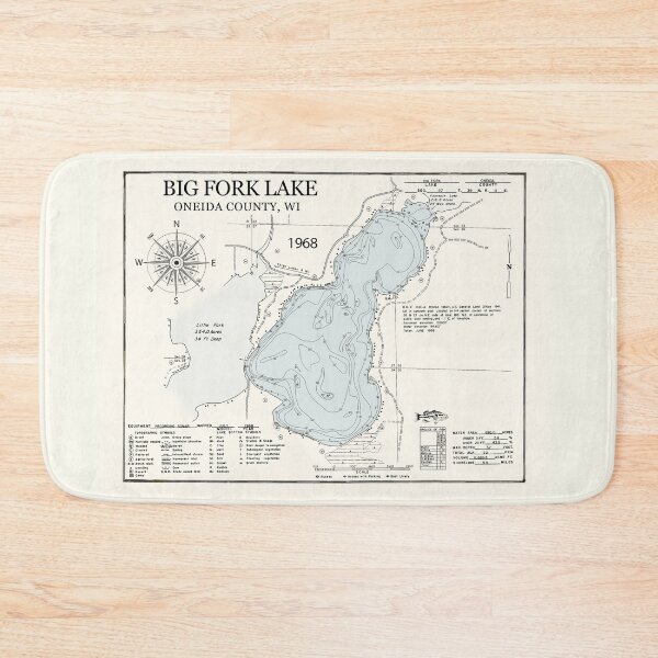 Item preview, Big Fork Lake - Oneida County WI  designed and sold by Jean Plout.