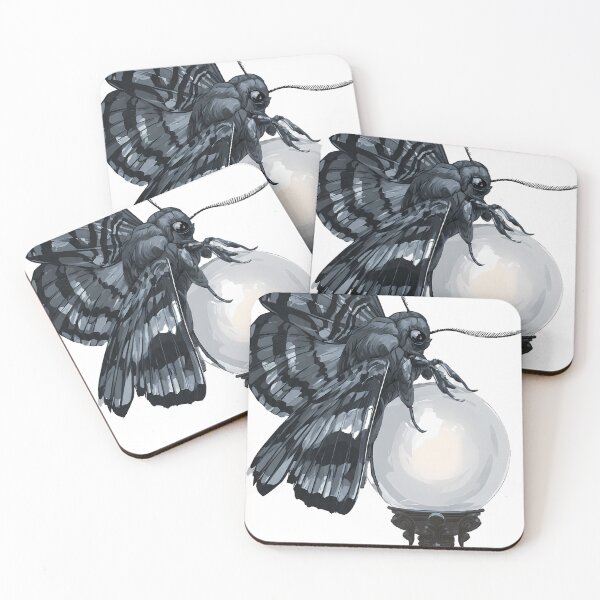 Item preview, Moth and Crystal Ball designed and sold by IllumeInk.