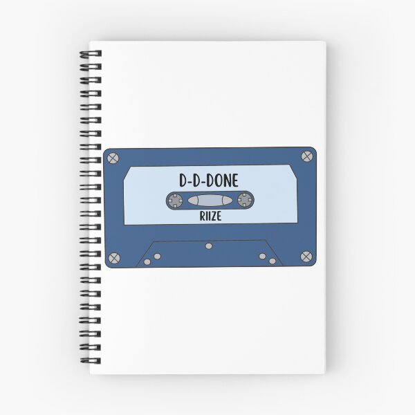 Item preview, Riize D-D-Done Song Cute Blue Retro Cassette designed and sold by Ktinn.