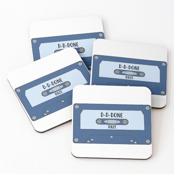 Item preview, Riize D-D-Done Song Cute Blue Retro Cassette designed and sold by Ktinn.