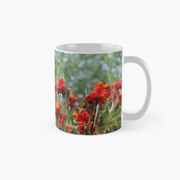 Item preview, Vibrant red wildflower field - Nature landscape photography designed and sold by Cha-s-lens.