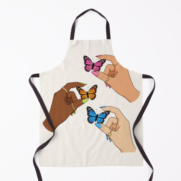 Item preview, Hands Holding Colorful Butterflies Diverse Skin Tones Illustration designed and sold by DjFreeq.