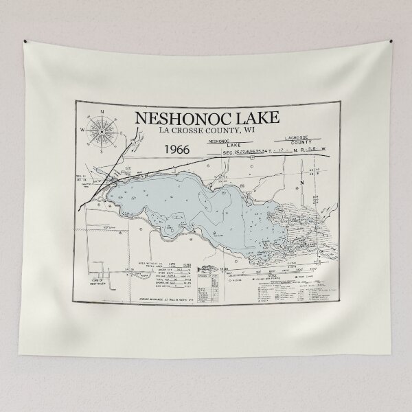 Item preview, Neshonoc Lake - La Crosse County WI  designed and sold by Jean Plout.