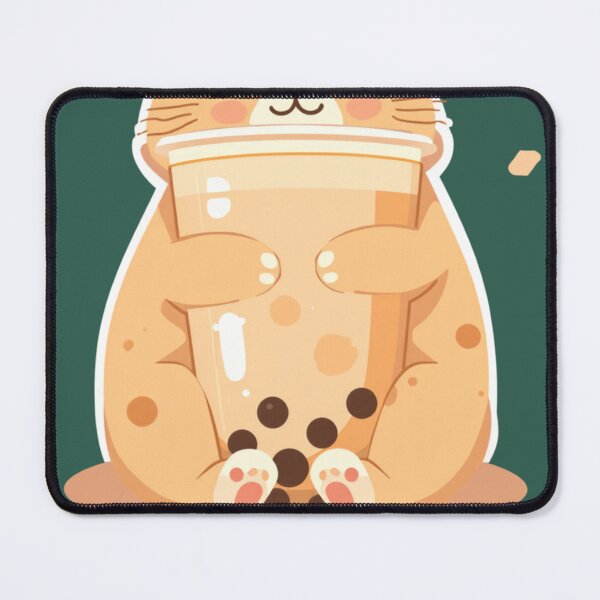 Item preview, Boba Lover Cat Funny Kawaii Quote Cute Animal T-Shirt designed and sold by WrongGift.