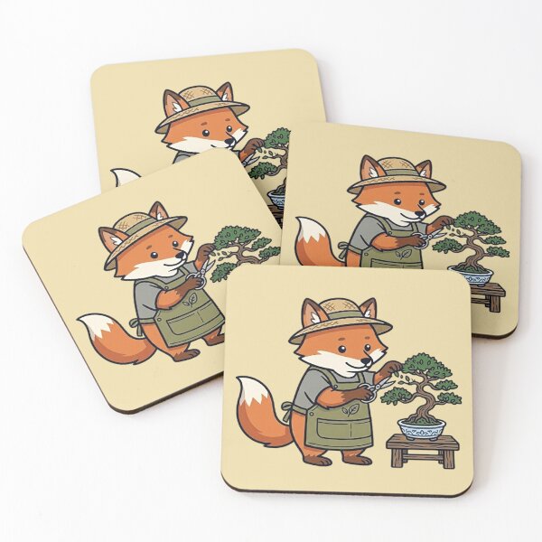 Item preview, Bonsai Fox – Whimsical Nature Art designed and sold by Dogandesighn.