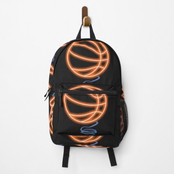 Item preview, Neon Glowing Basketball Icon - Modern Sport Art designed and sold by alalame.