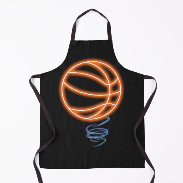 Item preview, Neon Glowing Basketball Icon - Modern Sport Art designed and sold by alalame.