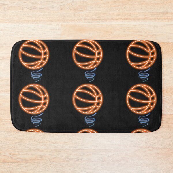 Item preview, Neon Glowing Basketball Icon - Modern Sport Art designed and sold by alalame.