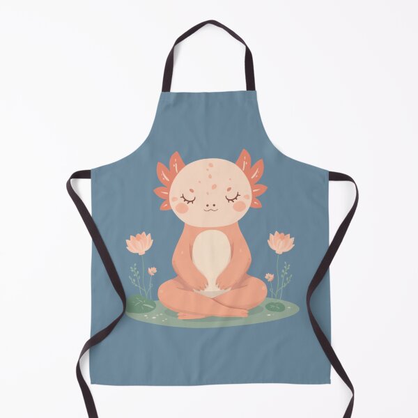 Item preview, Peaceful Pink Axolotl Meditating Lotus Kawaii Cute T-Shirt designed and sold by WrongGift.