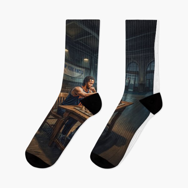 Item preview, Jalen Brunson NY Knicks MVP Playing Basketball Chess designed and sold by Home Decor Art.