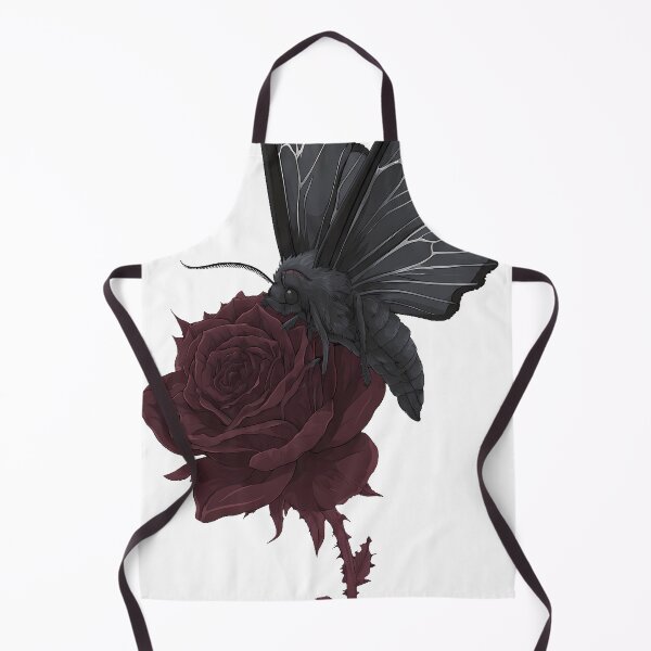 Item preview, Moth on Gothic Rose designed and sold by IllumeInk.
