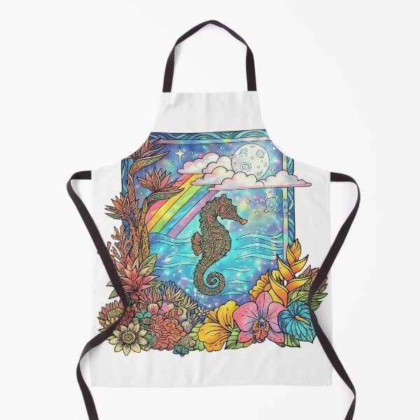 Item preview, Celestial Seahorse in Tropical Night Paradise designed and sold by Rama KLK.
