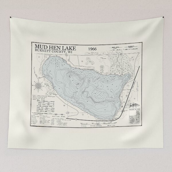 Item preview, Mud Hen Lake - Burnett County WI  designed and sold by Jean Plout.