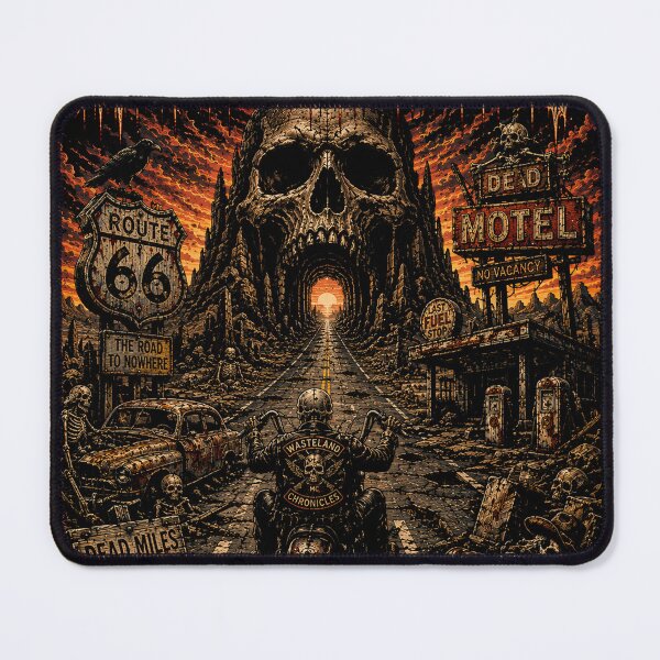 Item preview, GRAVE HIGHWAY | Vintage Heavy Metal T-Shirt | The Wasteland Chronicles | RetroCrypt Studio designed and sold by RetroCrypt Studio.