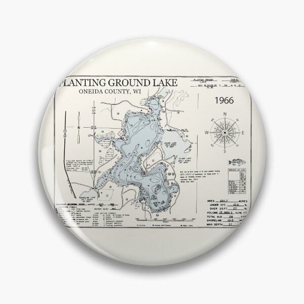 Item preview, Planting Ground Lake - Oneida County WI  designed and sold by Jean Plout.
