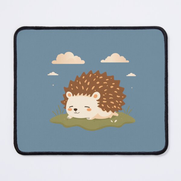 Item preview, Lazy Hedgehog Napping in Moss Kawaii Cute Animal T-Shirt designed and sold by WrongGift.