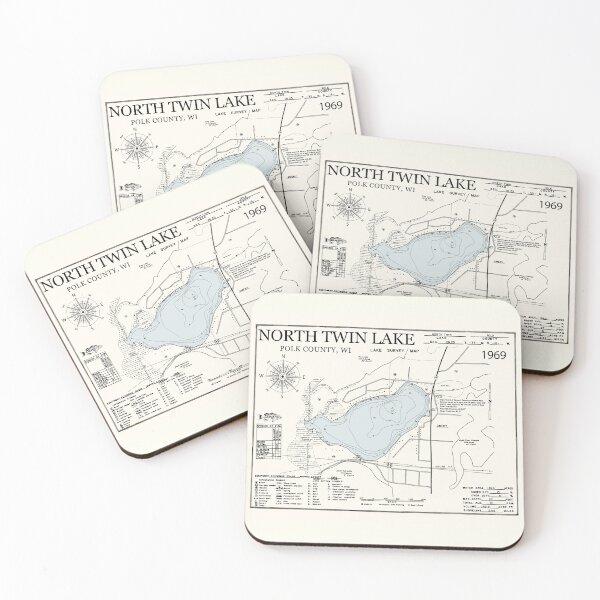 Item preview, North Twin Lake - Polk County WI  designed and sold by Jean Plout.