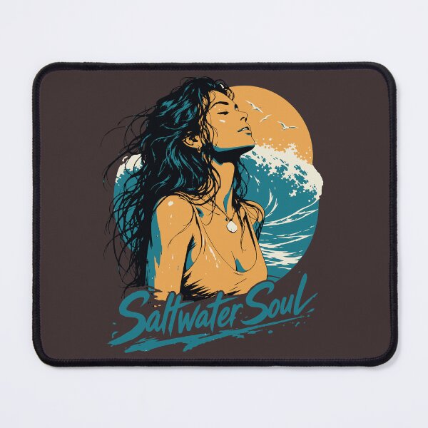 Item preview, Saltwater Soul Coastal Beach Sunset Design designed and sold by PrintandJoy.