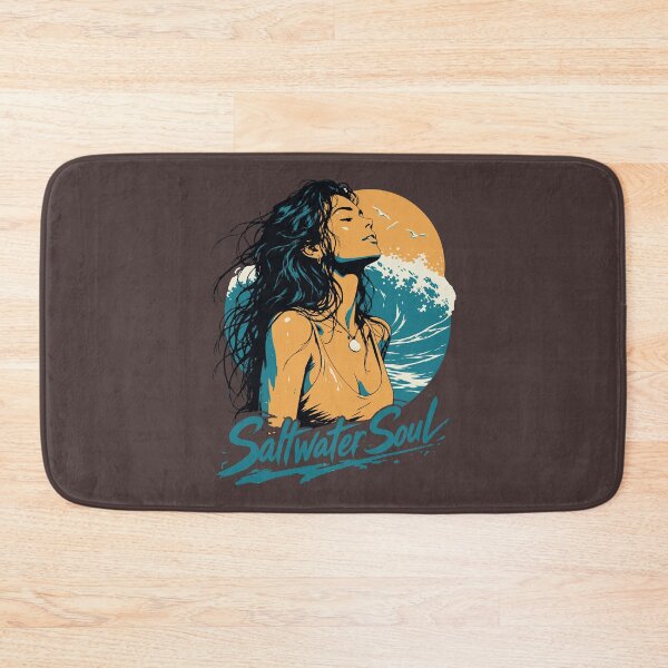 Item preview, Saltwater Soul Coastal Beach Sunset Design designed and sold by PrintandJoy.