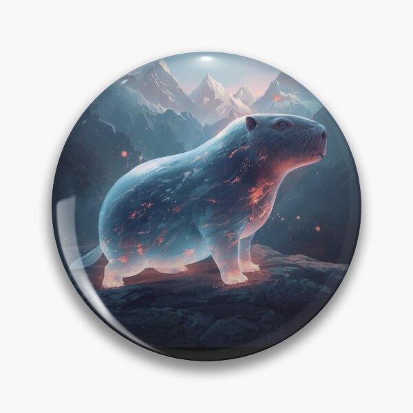 Item preview, ice capybara 3 designed and sold by mama-creative.