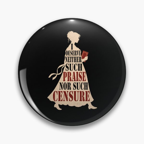 Item preview, Pride and Prejudice Elizabeth Bennet Silhouette Quote Design designed and sold by Fenay Designs.