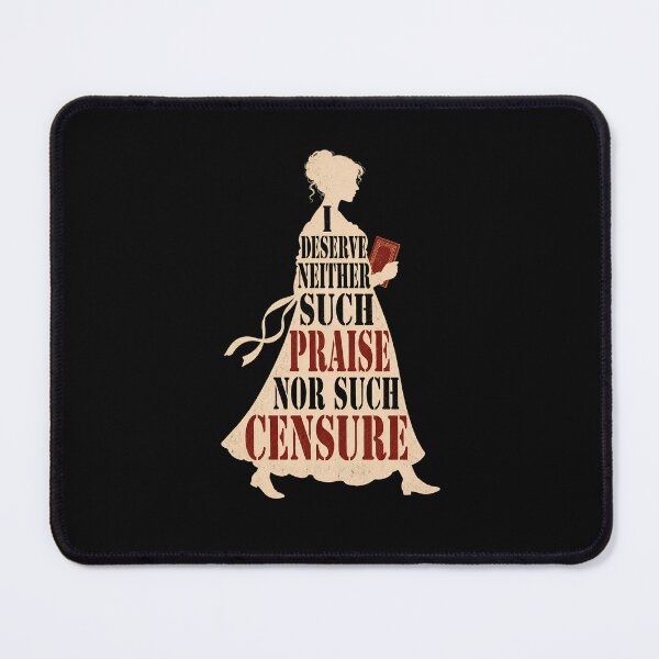 Item preview, Pride and Prejudice Elizabeth Bennet Silhouette Quote Design designed and sold by Fenay Designs.