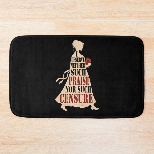 Item preview, Pride and Prejudice Elizabeth Bennet Silhouette Quote Design designed and sold by Fenay Designs.