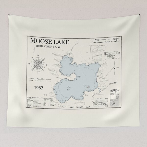 Item preview, Moose Lake - Iron County WI  designed and sold by Jean Plout.